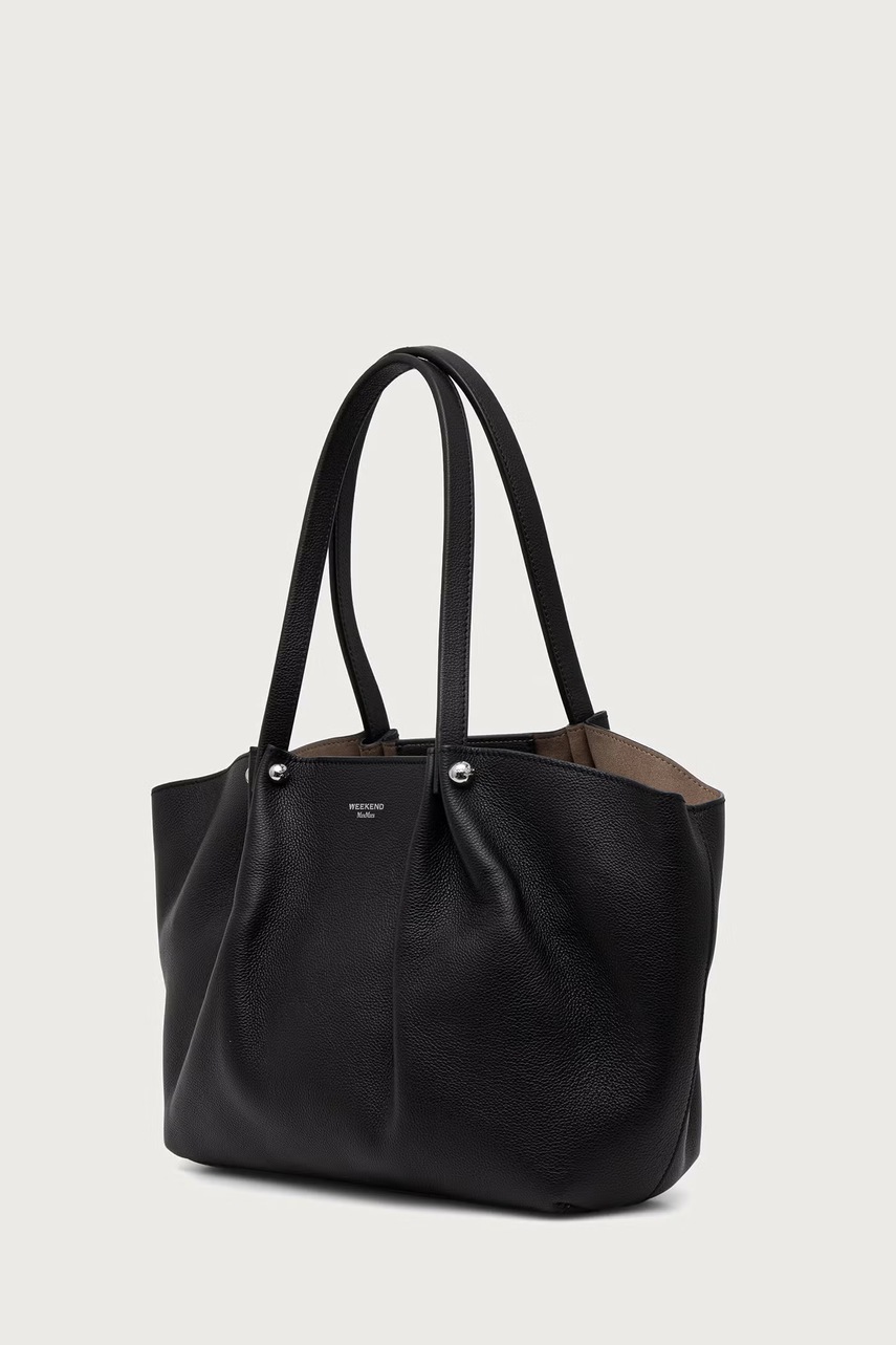 Weekend Max Mara  шопинг чанта дамска от кожа WKASATIRA