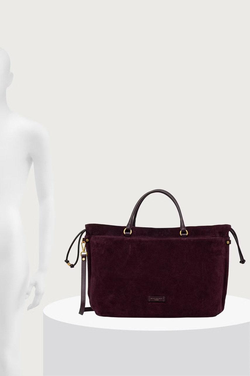 Gianni Chiarini Gianni Chiarini shopper γυναικεία δερμάτινη σουέτ MORGANA - 6