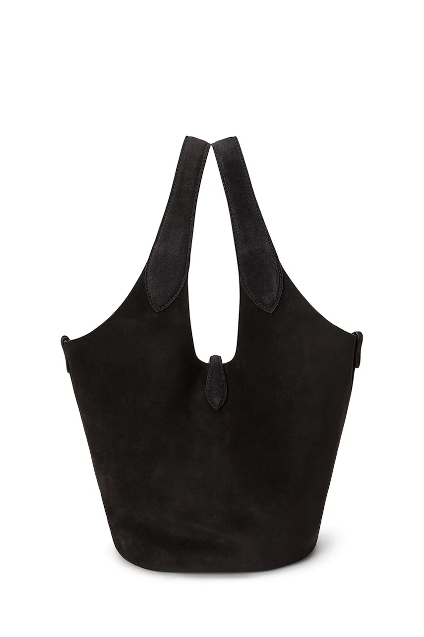Polo Ralph Lauren shopper γυναικεία από δέρμα σουέτ