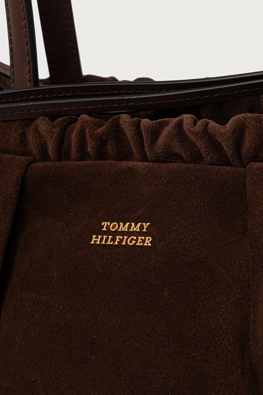 Tommy Hilfiger Tommy Hilfiger baguette γυναικεία δέρμα σουέτ - 5
