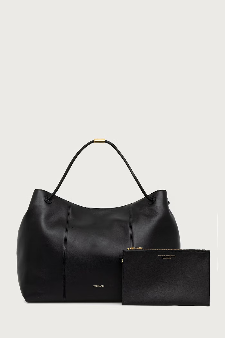 Trussardi shopper γυναικεία δερμάτινη