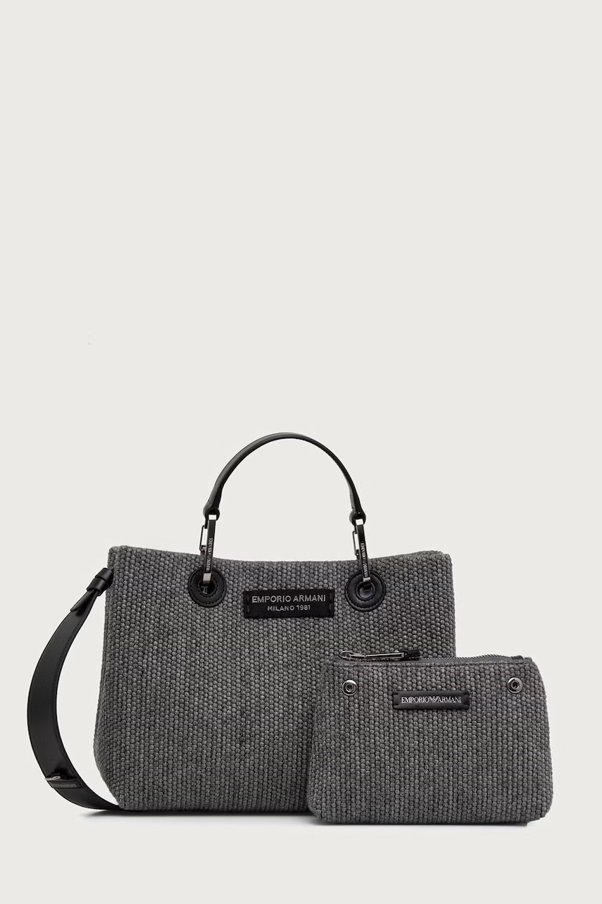 Emporio Armani  geantă crossbody pentru femei cu amestec de lână