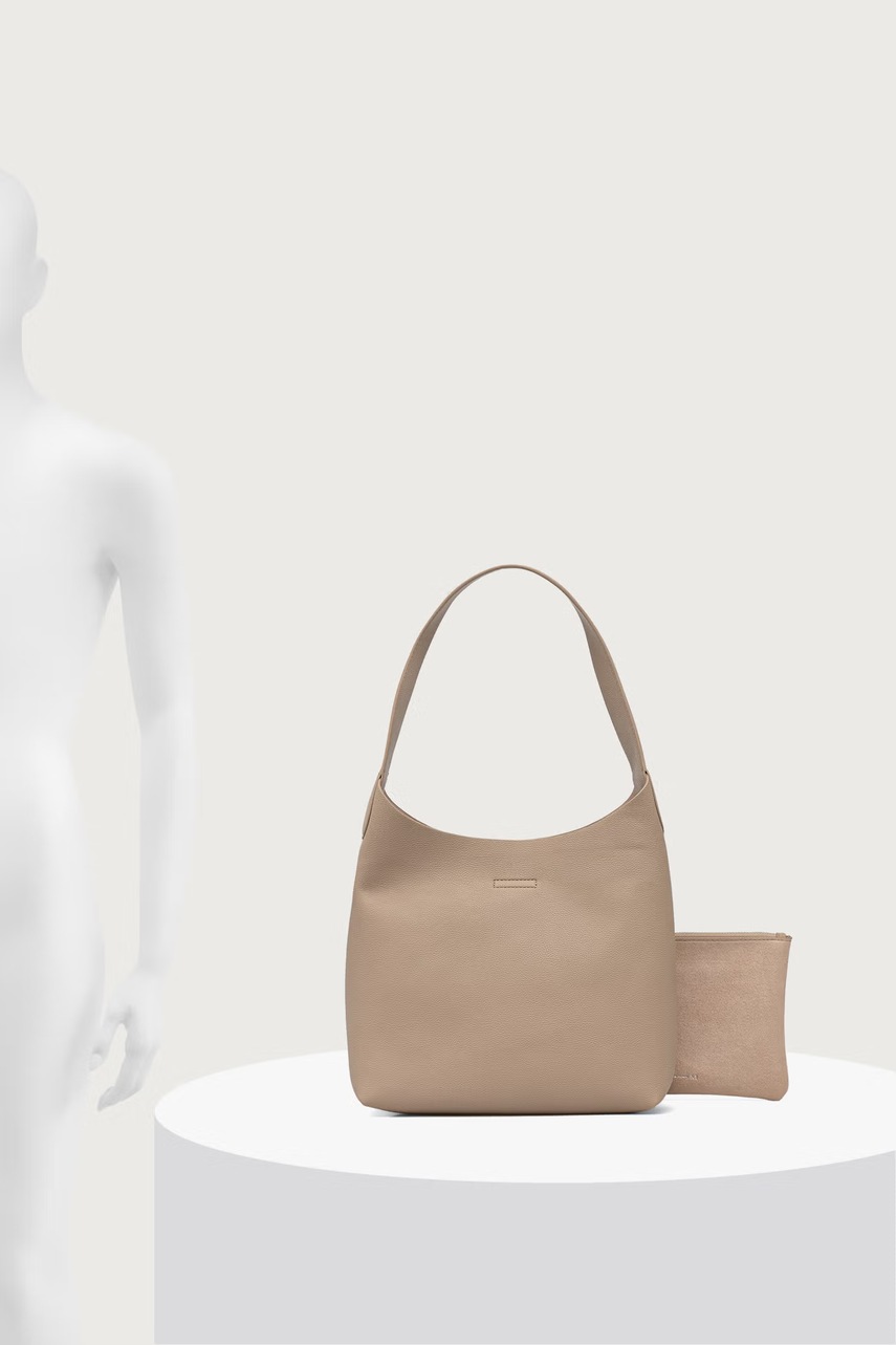 MM by Max Mara MM by Max Mara τσάντα hobo γυναικεία από απομίμηση δέρματος MMLASTRO - 6