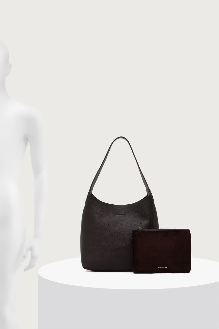 MM by Max Mara MM by Max Mara τσάντα hobo γυναικεία από απομίμηση δέρματος MMLASTRO - 7