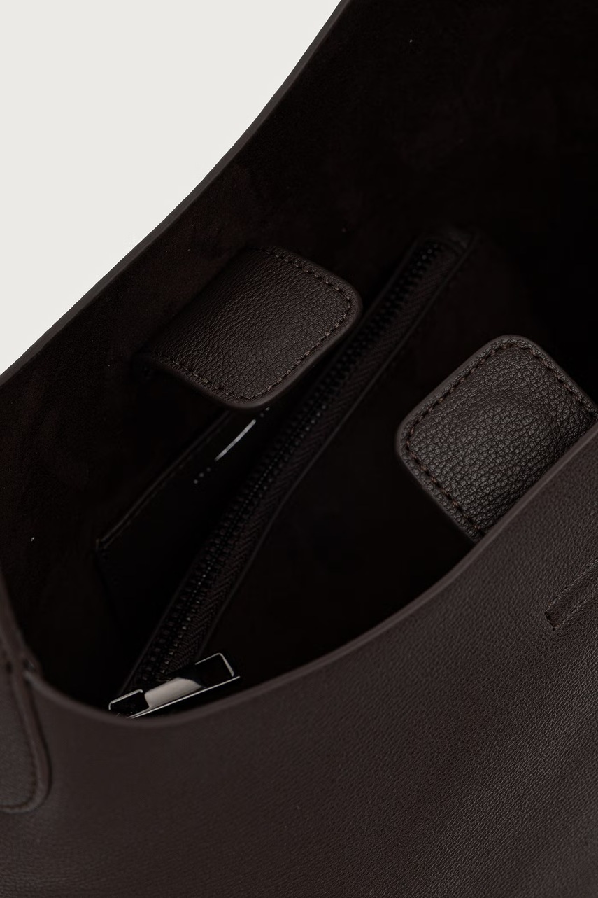 MM by Max Mara MM by Max Mara τσάντα hobo γυναικεία από απομίμηση δέρματος MMLASTRO - 6