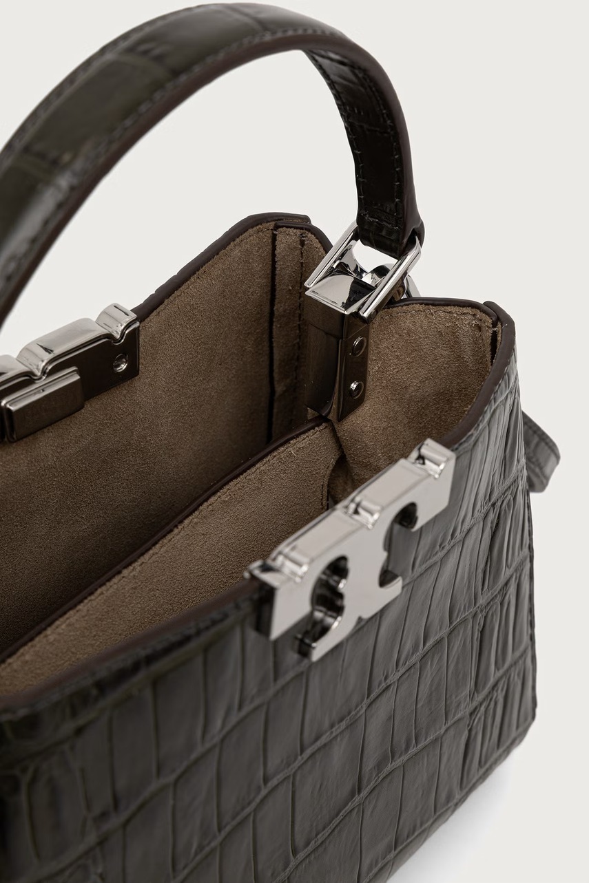 Tory Burch Tory Burch μικρή τσάντα γυναικεία από βισκόζη Eleanor - 5