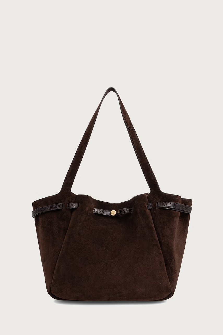 Tory Burch torebka tote damska zamszowa Romy