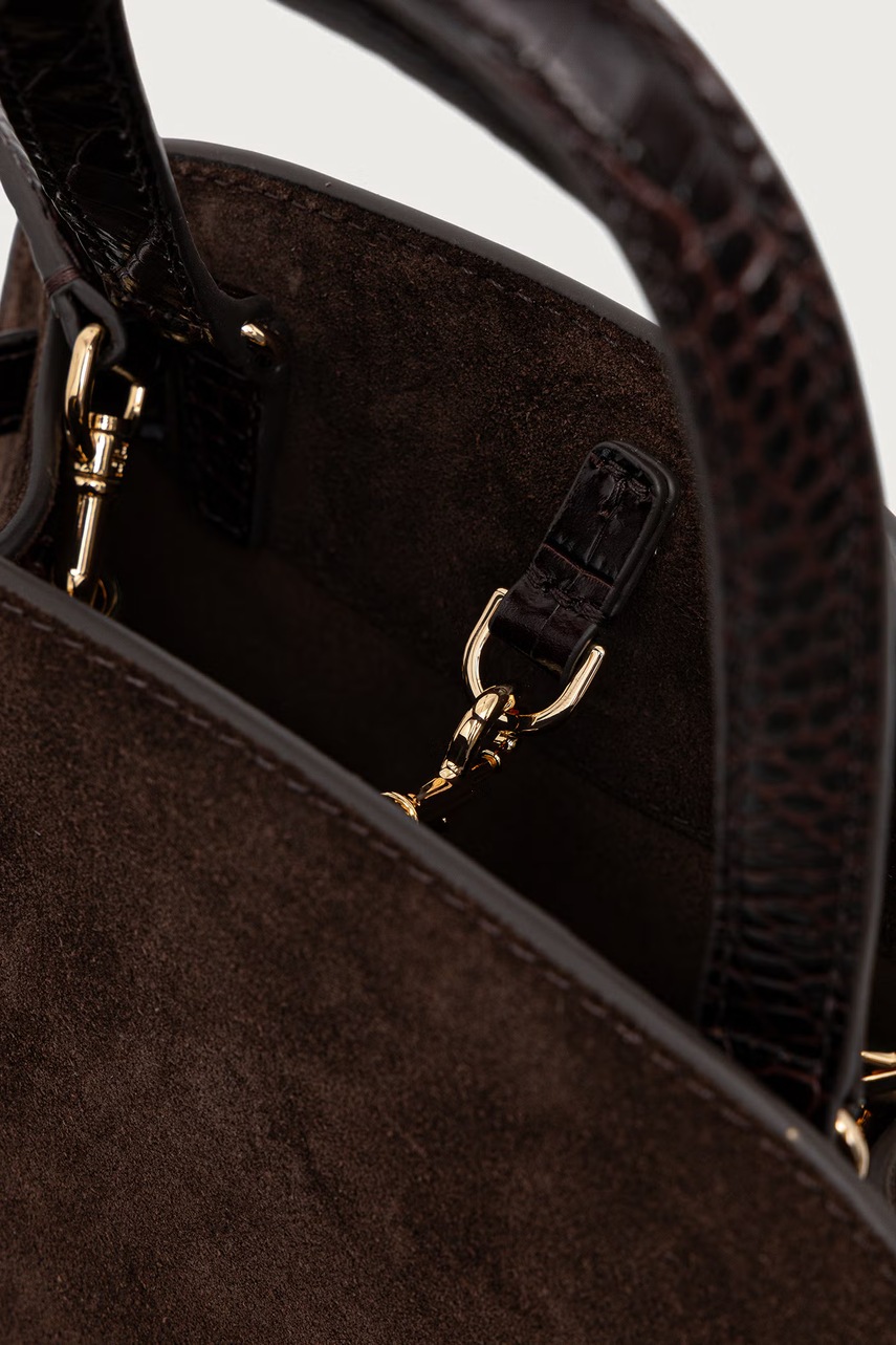 Tory Burch Tory Burch tote γυναικεία δέρμα σουέτ Romy Small Bauletto - 5