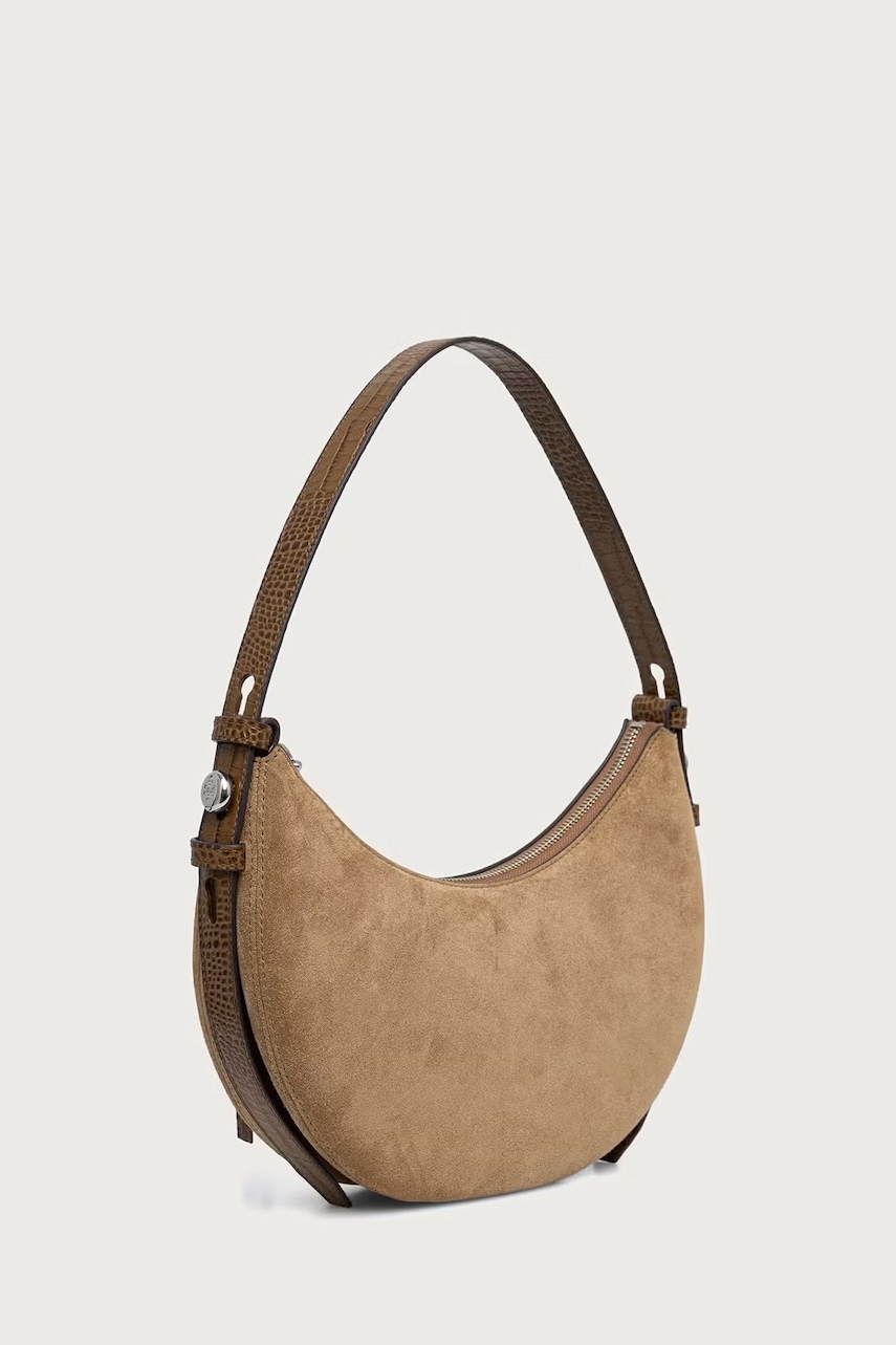 Tory Burch χιαστί γυναικεία δέρμα σουέτ Romy Half Moon