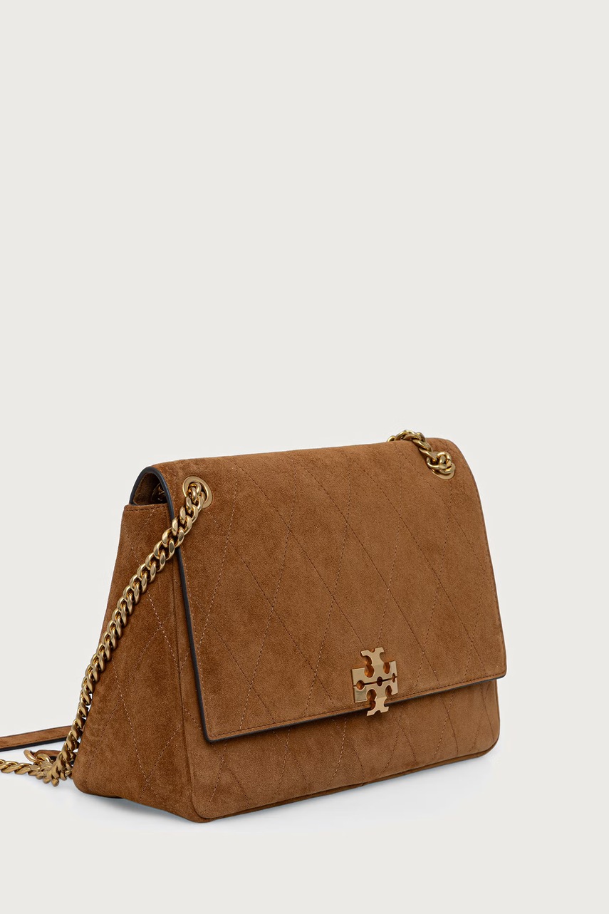 Tory Burch μικρή τσάντα γυναικεία δέρμα σουέτ Charlie