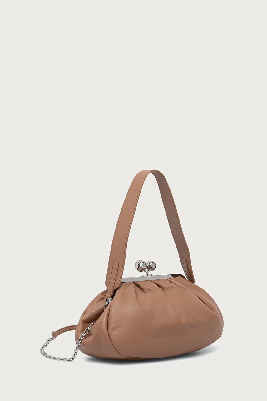 Weekend Max Mara  чанта дамска от кожа CUBICO