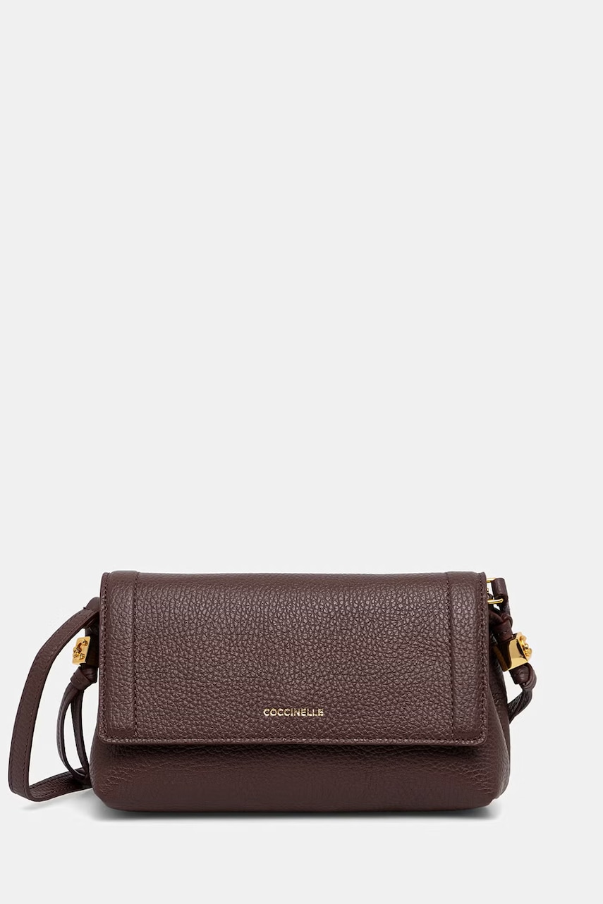 Coccinelle geantă crossbody pentru femei din piele