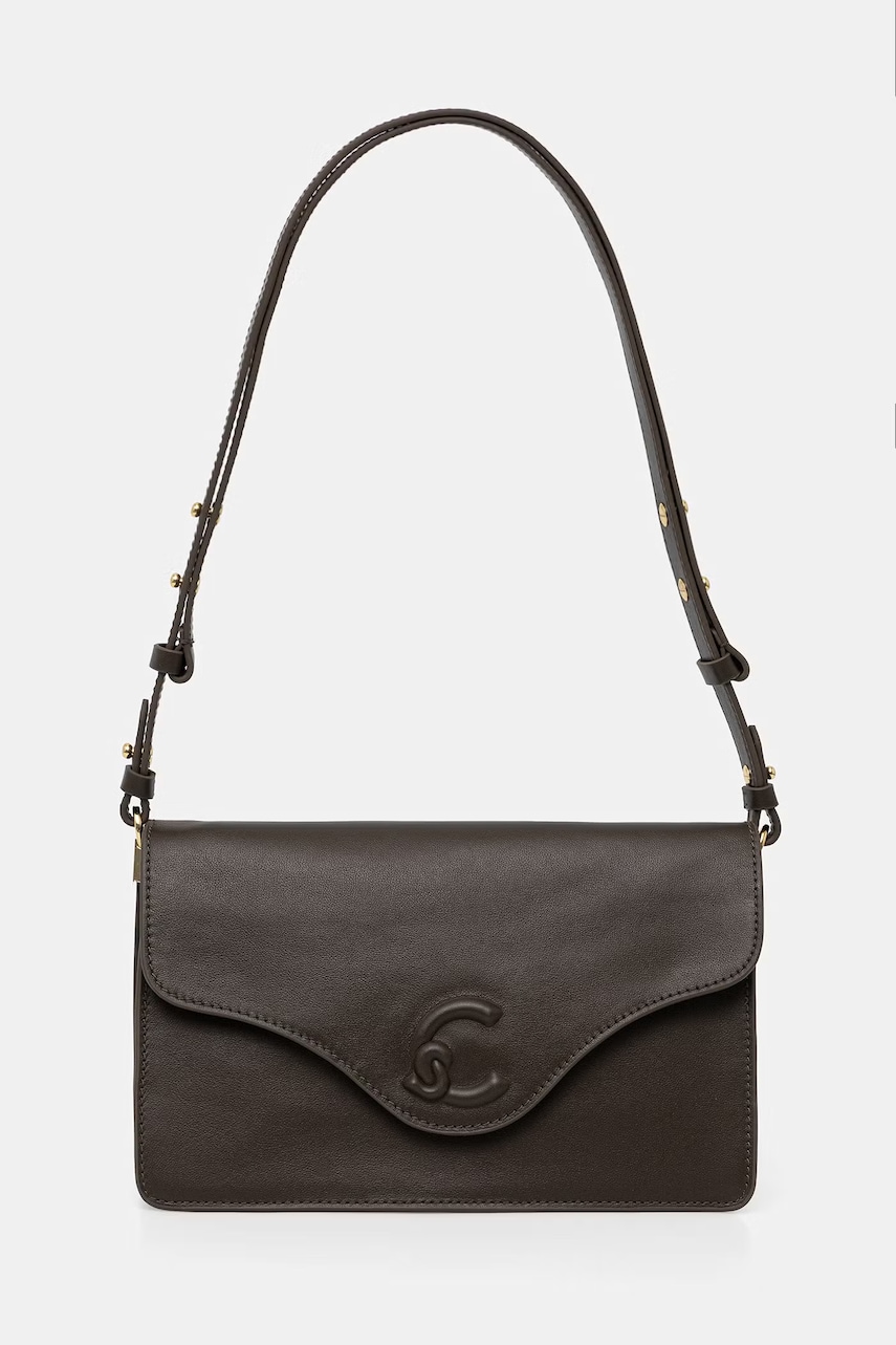 Coccinelle geantă crossbody pentru femei din piele