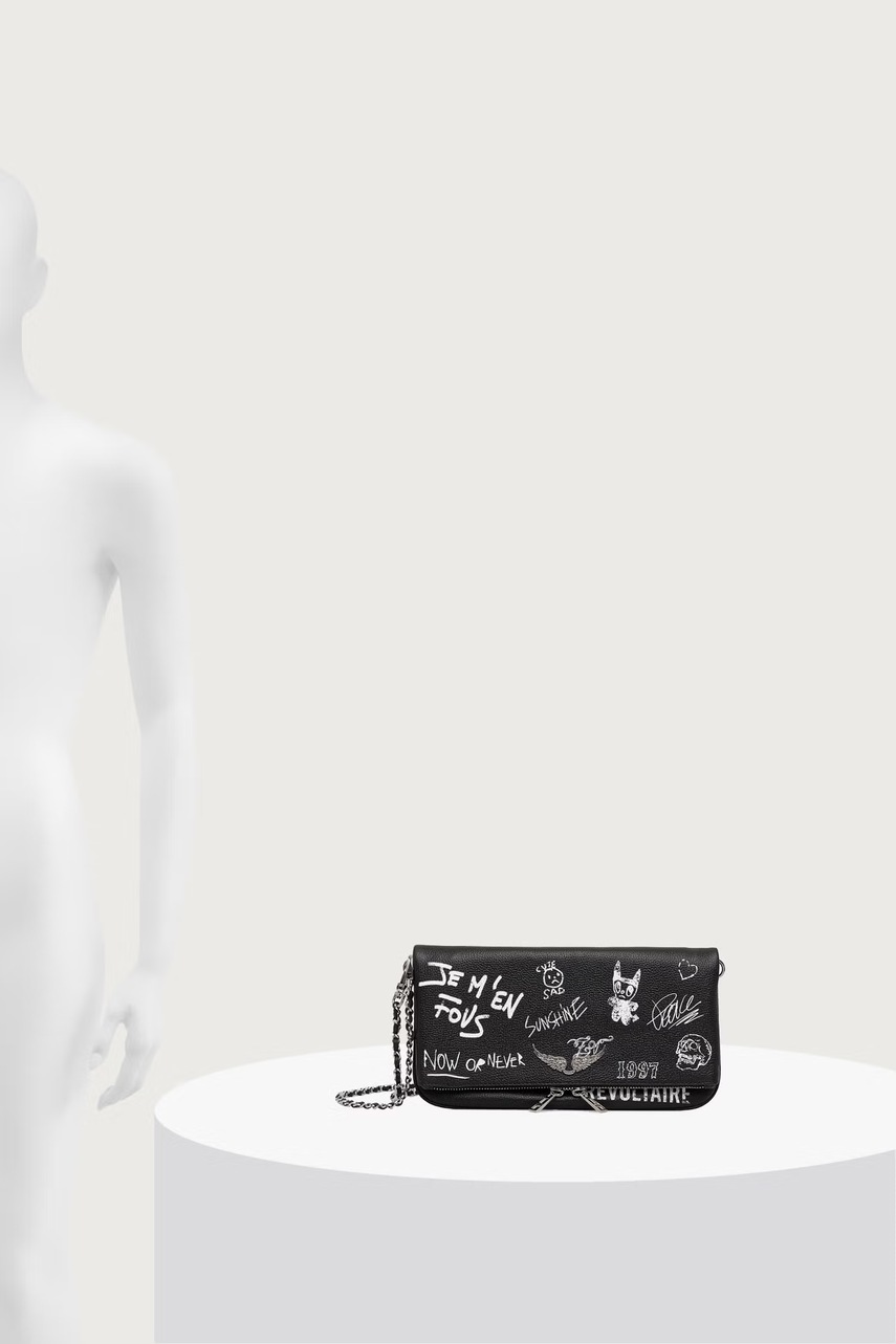 Zadig&Voltaire Zadig&Voltaire κλουτς γυναικείο δερμάτινο - 6