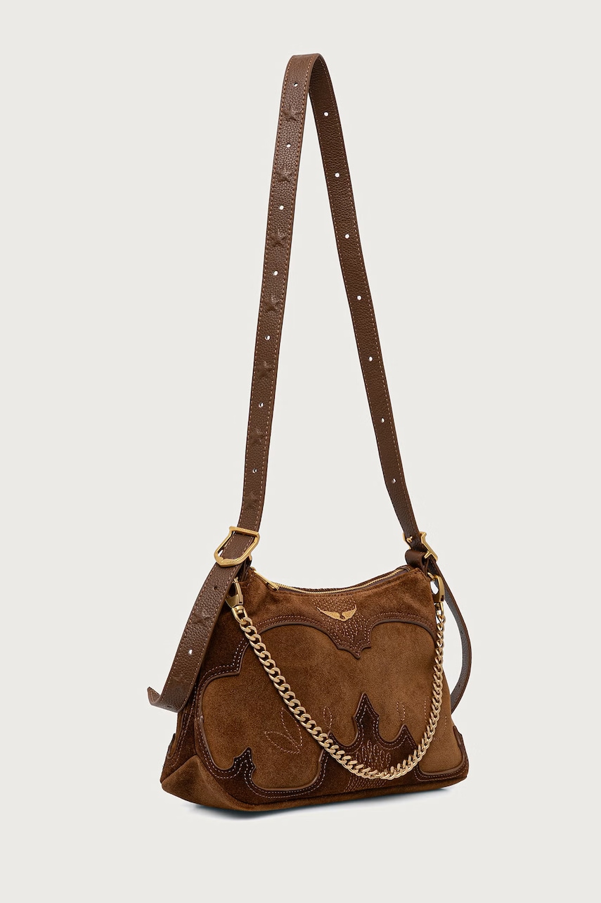 Zadig&Voltaire χιαστί γυναικεία δέρμα σουέτ JIM