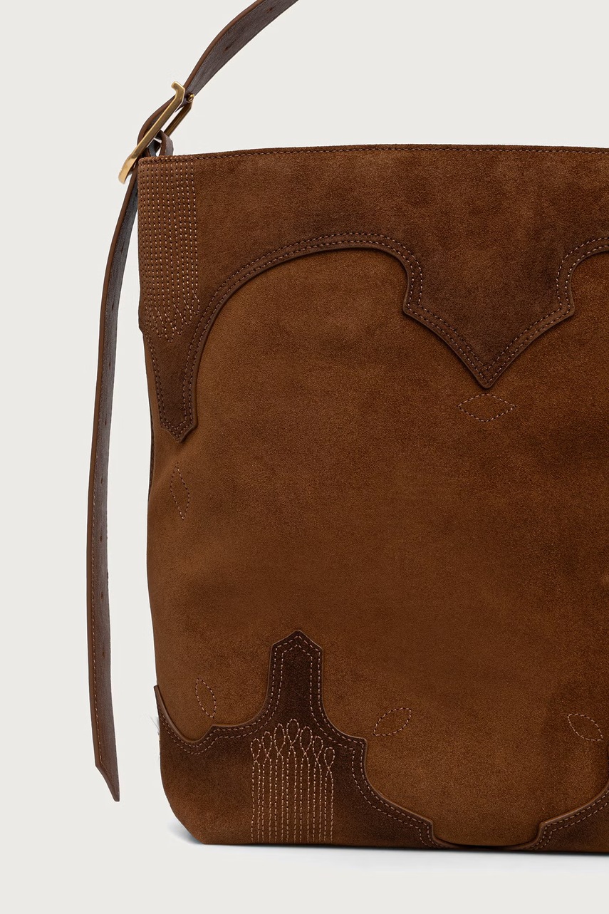 Zadig&Voltaire Zadig&Voltaire shopper γυναικεία δέρμα σουέτ JANE - 3
