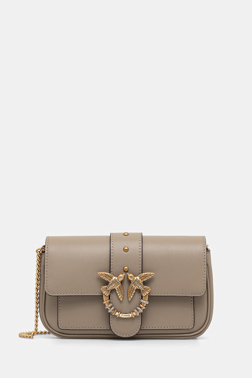 Pinko geantă crossbody pentru femei din piele
