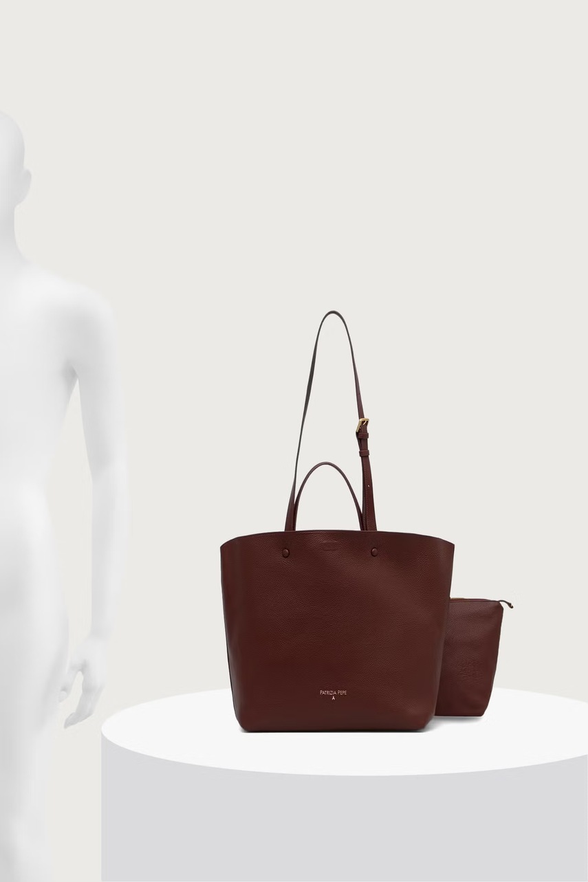 Patrizia Pepe Patrizia Pepe shopper γυναικεία δερμάτινη - 10