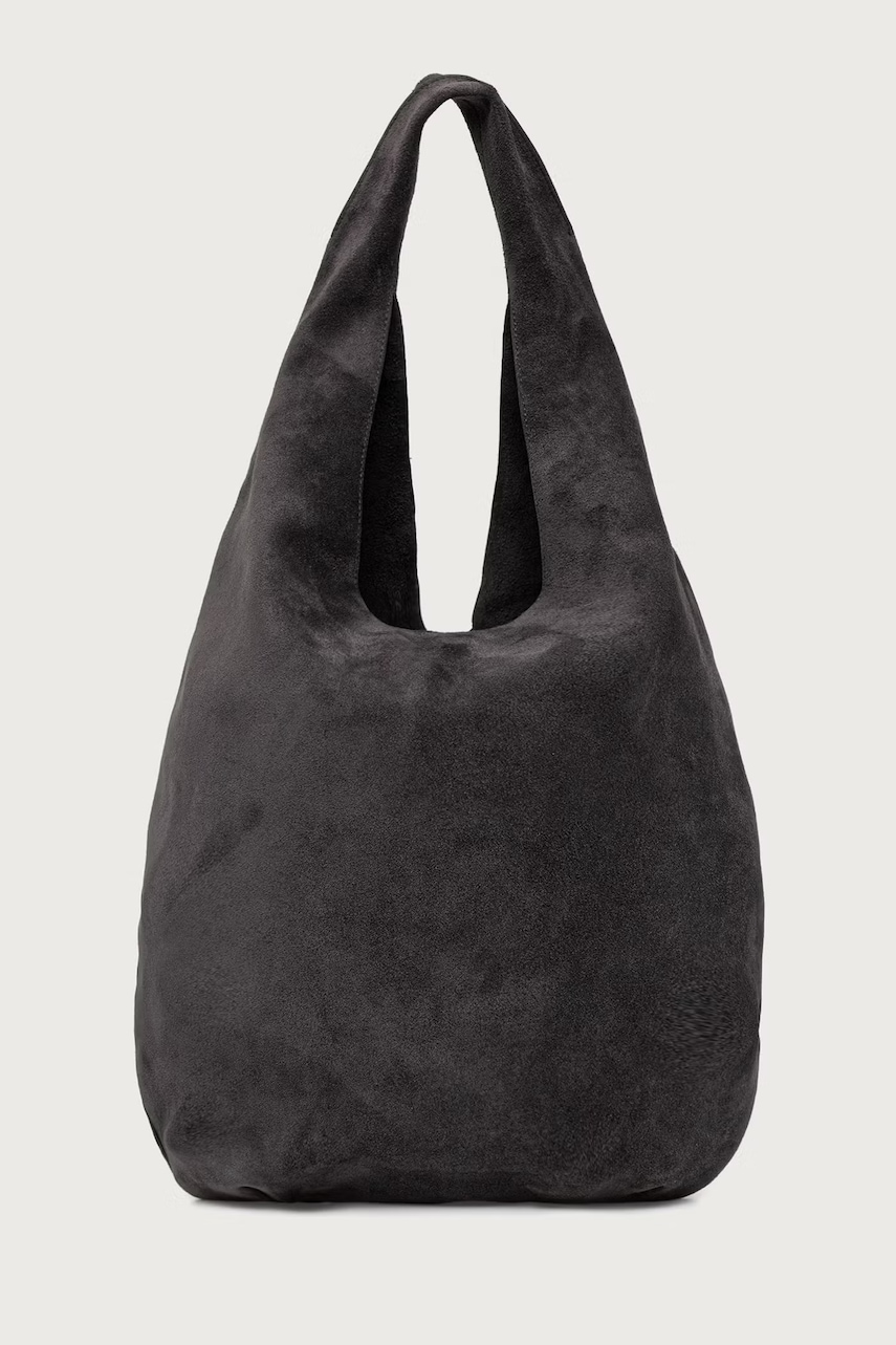 A.P.C.  geantă shopper pentru femei din piele întoarsă le neige