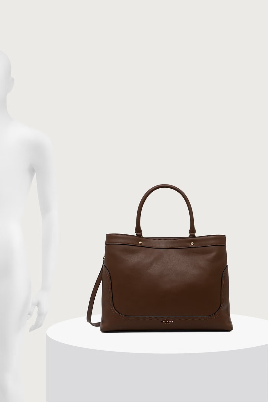 Twinset Twinset shopper γυναικεία από απομίμηση δέρματος - 6