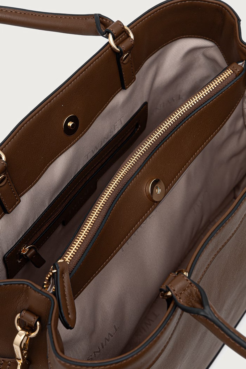 Twinset Twinset shopper γυναικεία από απομίμηση δέρματος - 5