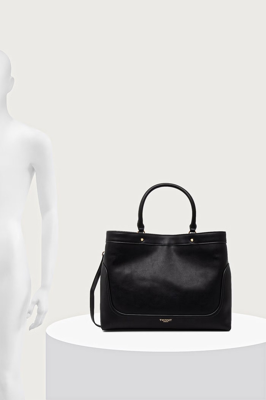 Twinset Twinset shopper γυναικεία από απομίμηση δέρματος - 6