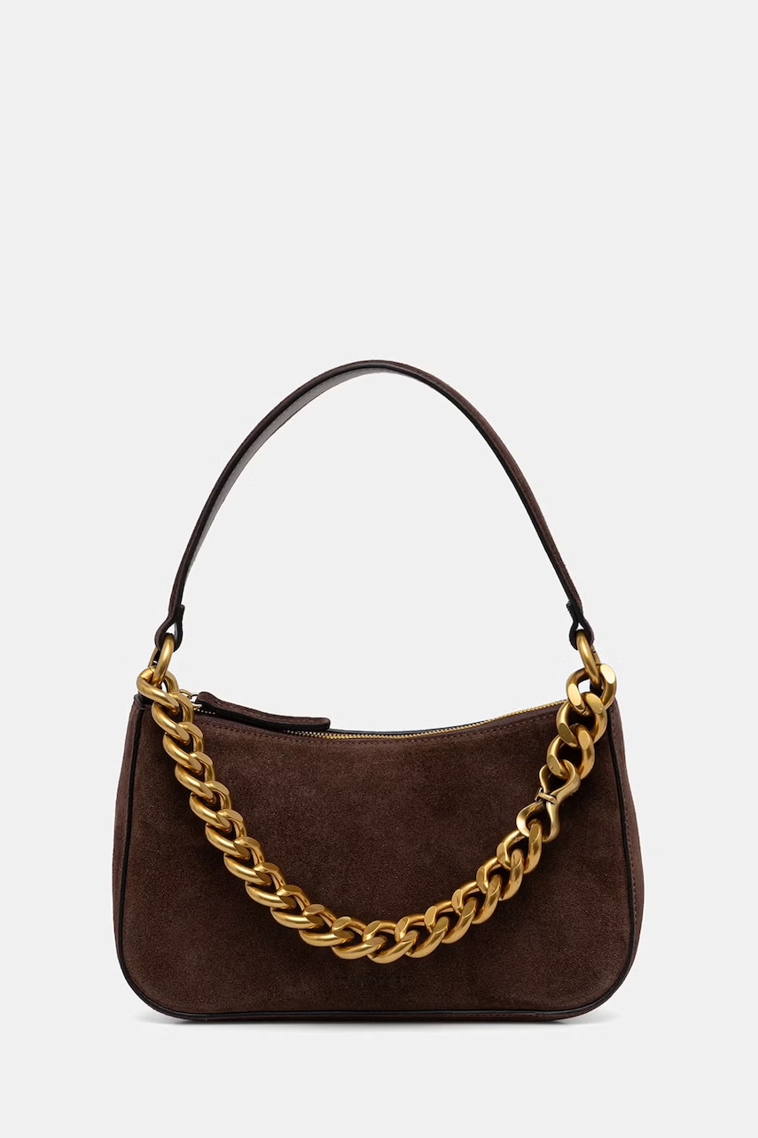Twinset hobo bag pentru femei din piele întoarsă