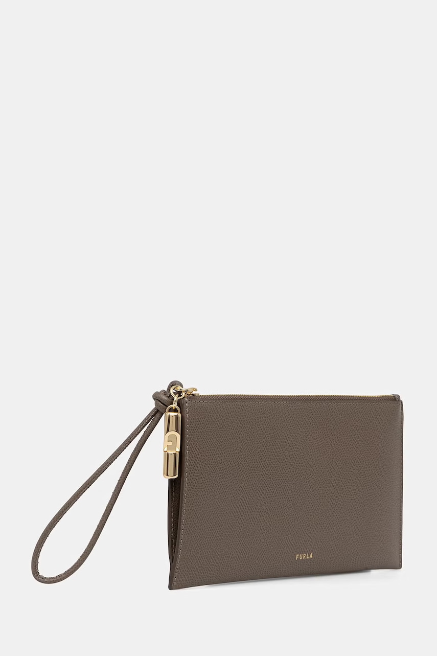 Furla clutch γυναικεία δερμάτινη