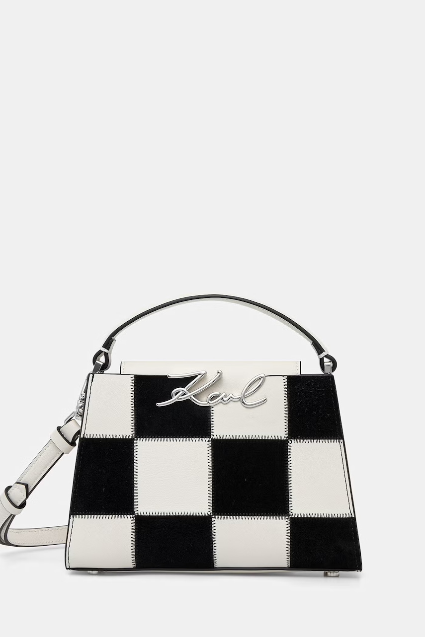 Karl Lagerfeld geantă crossbody pentru femei din piele K/SIGNATURE