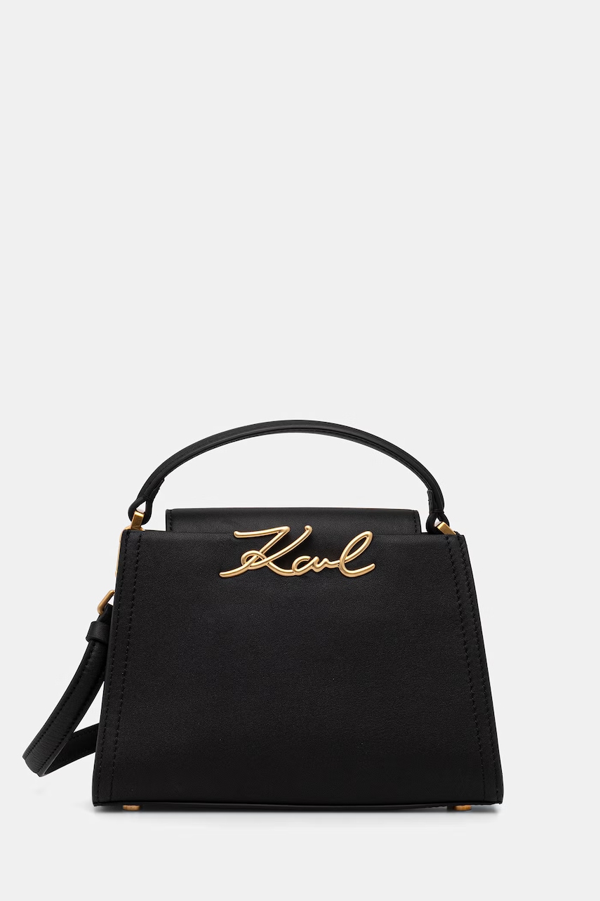 Karl Lagerfeld geantă crossbody pentru femei din piele K/SIGNATURE