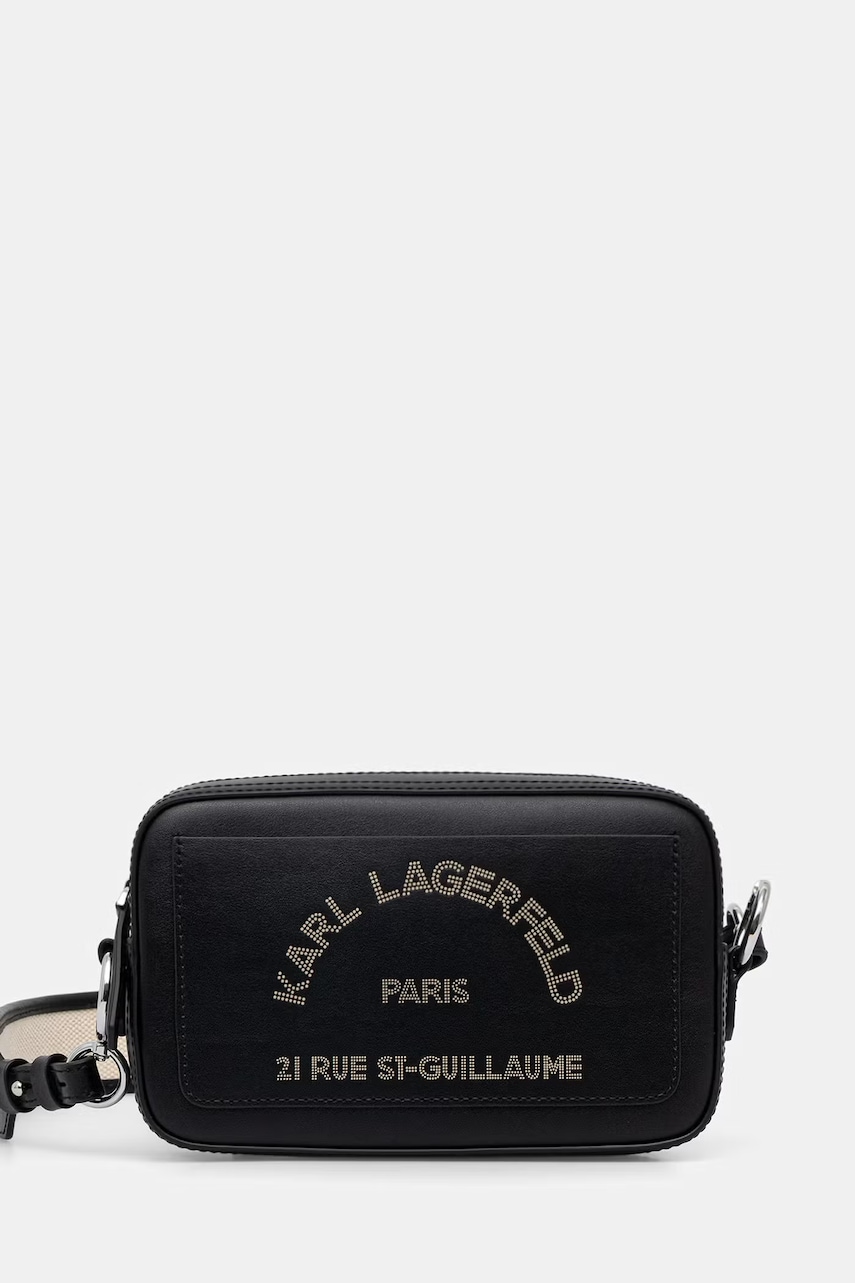Karl Lagerfeld geantă crossbody pentru femei din piele