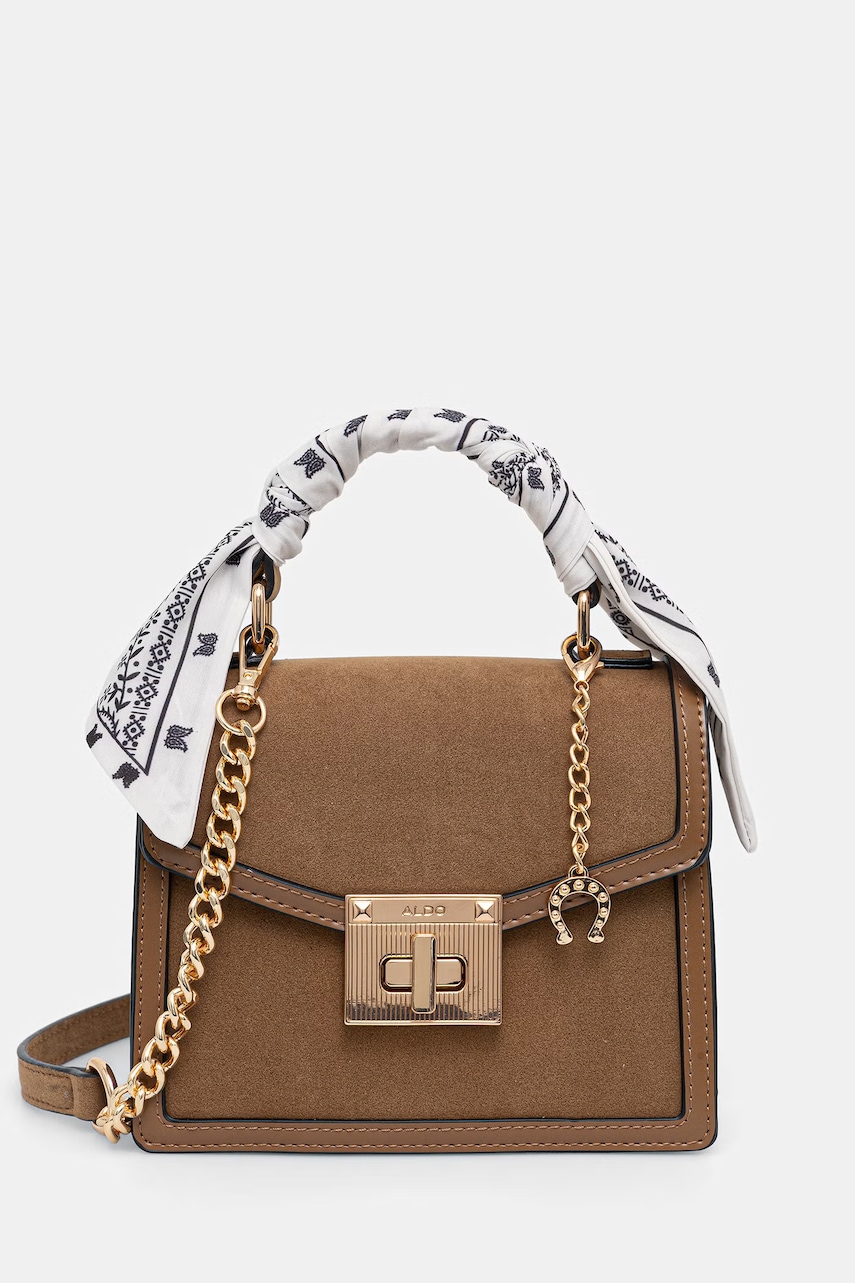 Aldo torebka crossbody damska z imitacji zamszu CALOBAREL