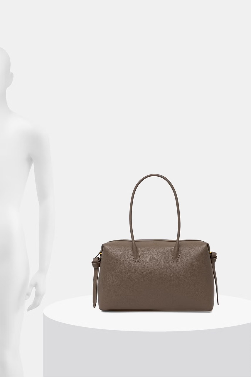 Yuzefi Yuzefi shopper γυναικεία δερμάτινη LARGE BRIOCHE DUFFLE - 6