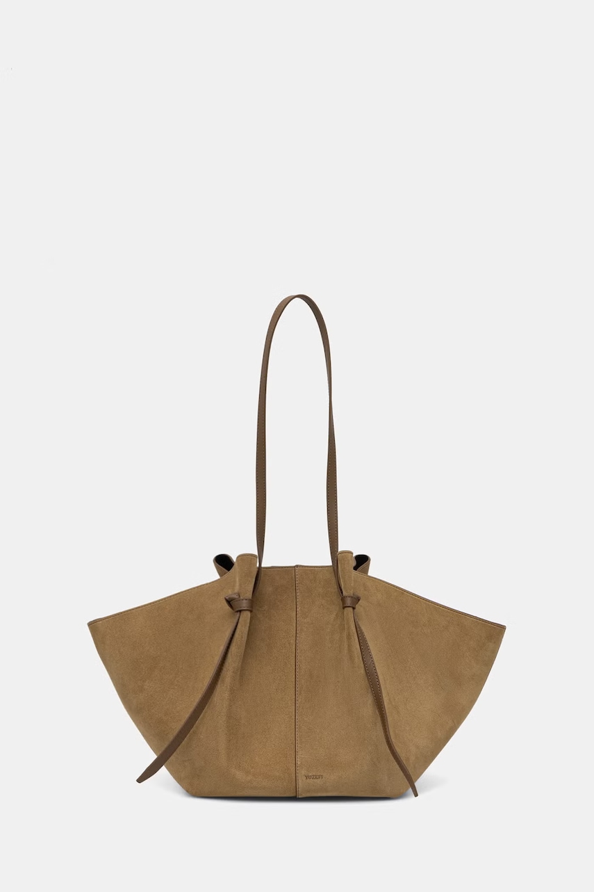 Yuzefi geantă shopper pentru femei din piele întoarsă LARGE MOCHI