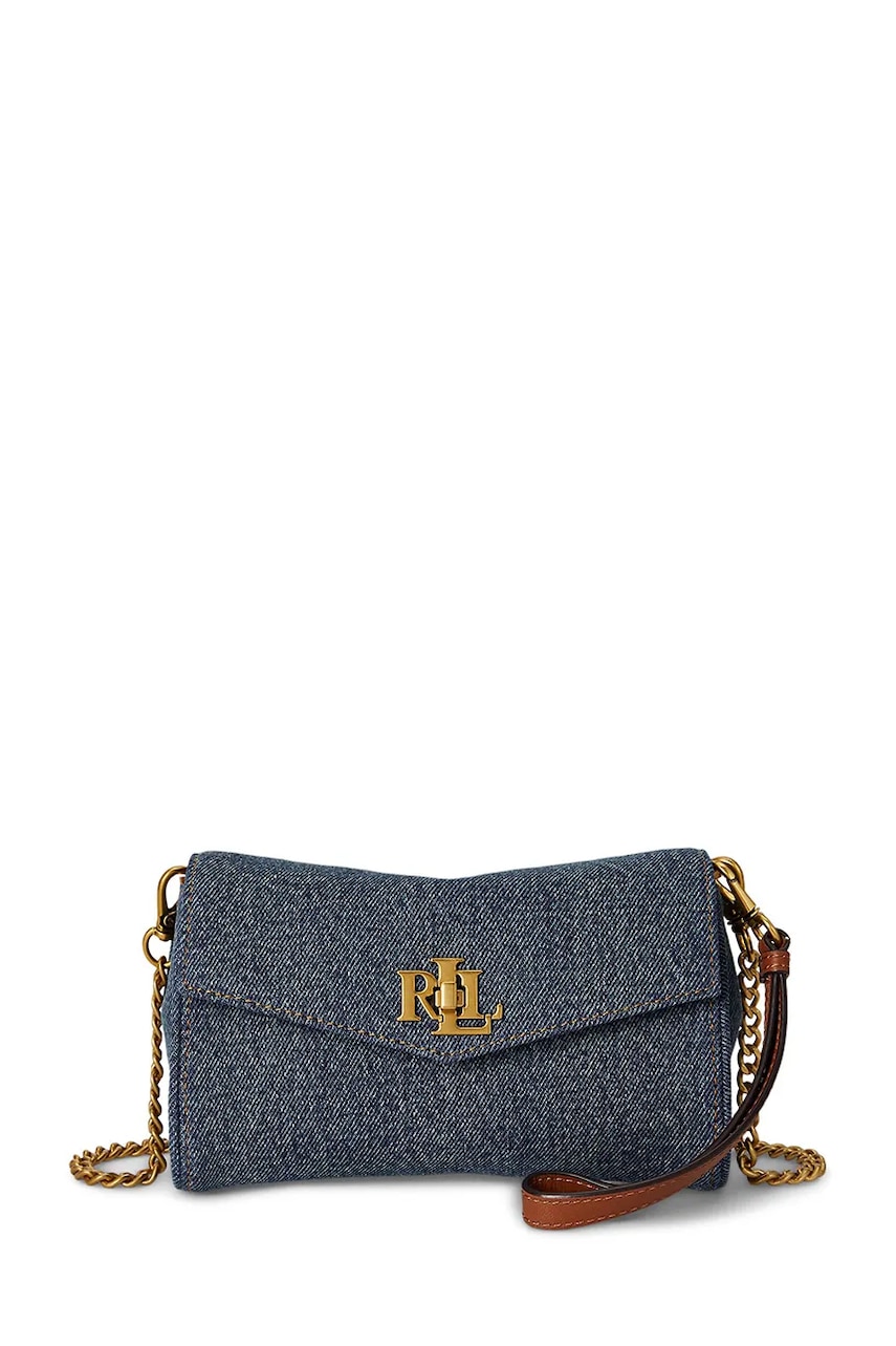 Lauren Ralph Lauren torebka crossbody damska jeansowa