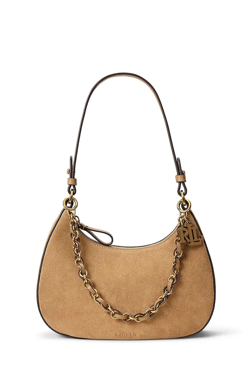 Lauren Ralph Lauren  geantă crossbody pentru femei din piele întoarsă