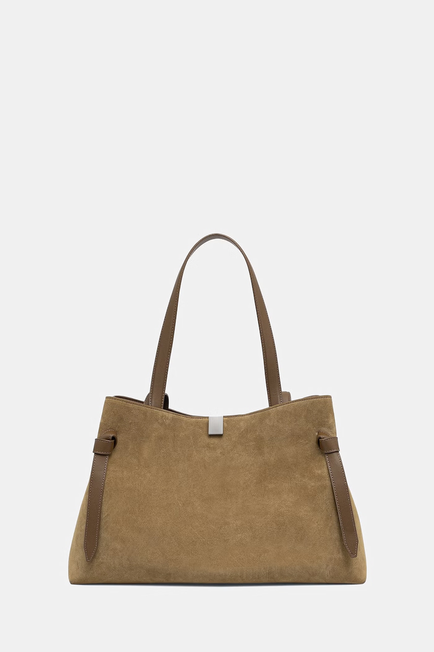 Yuzefi tote bag pentru femei din piele întoarsă GYOZA