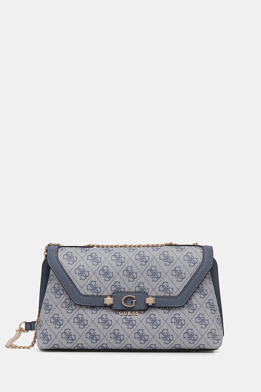 Guess geantă crossbody pentru femei cu imitație de piele LINDSEY