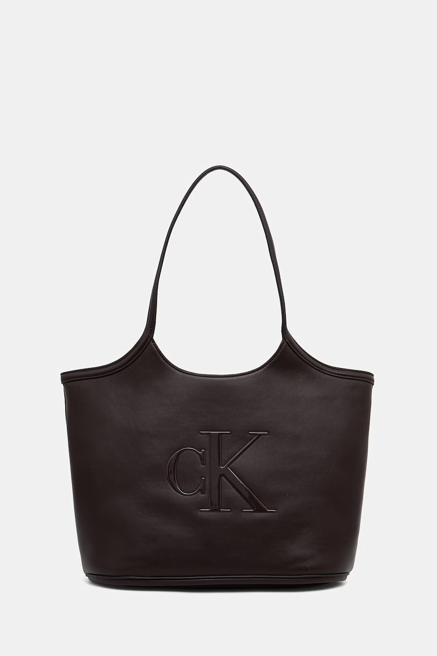 Calvin Klein torebka shopper damska z imitacji skóry
