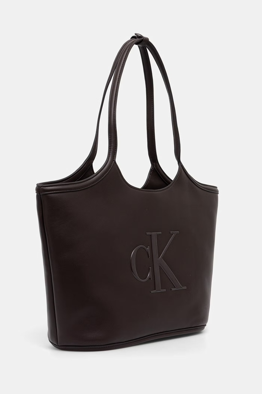 Calvin Klein shopper γυναικεία από απομίμηση δέρματος