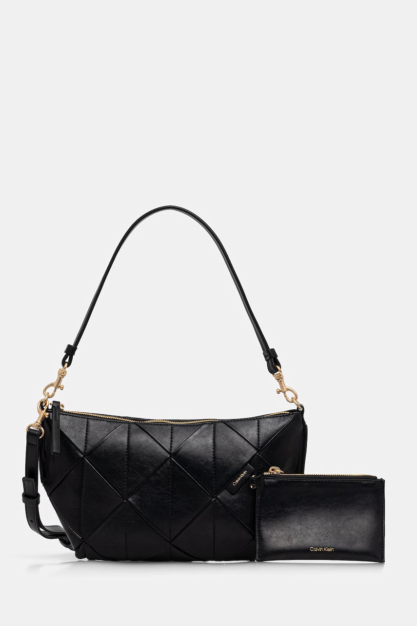 Calvin Klein geantă crossbody pentru femei, cu imitație de piele