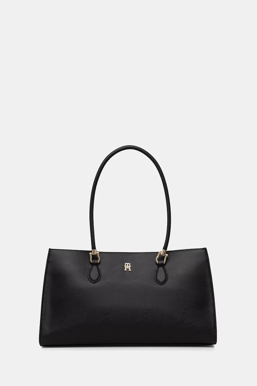 Tommy Hilfiger geantă shopper pentru femei, cu imitație de piele