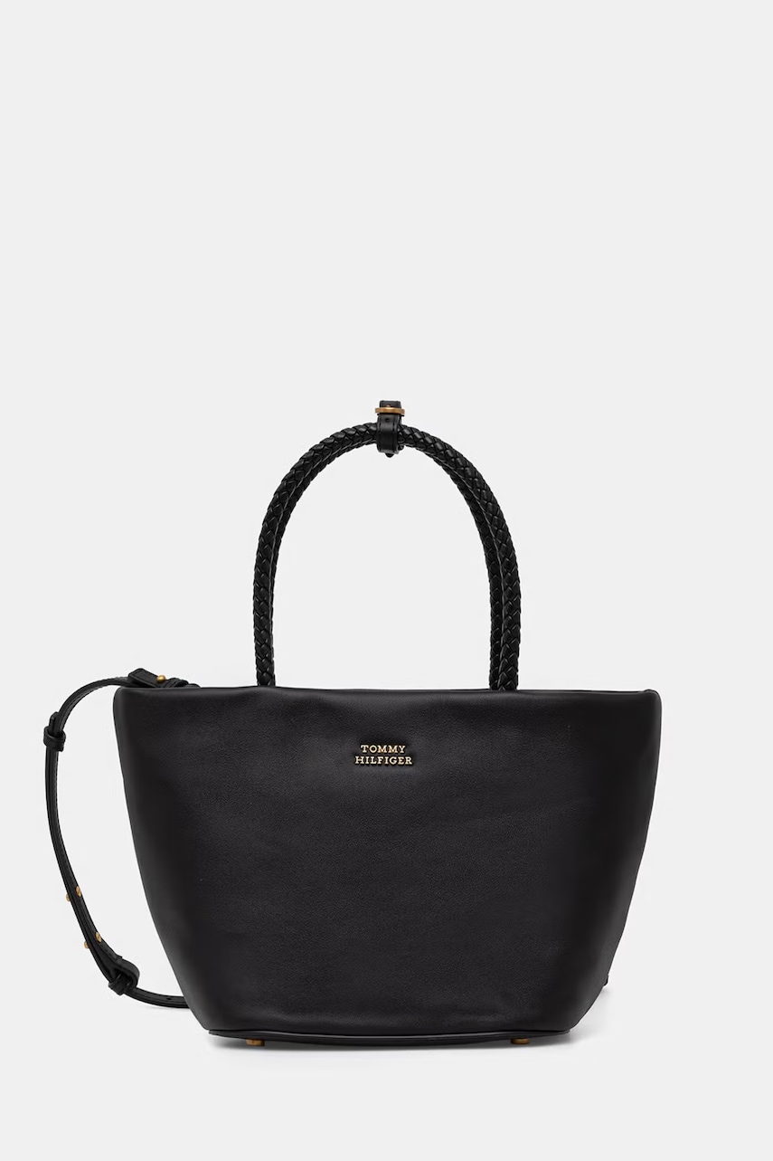 Tommy Hilfiger geantă crossbody pentru femei, din piele