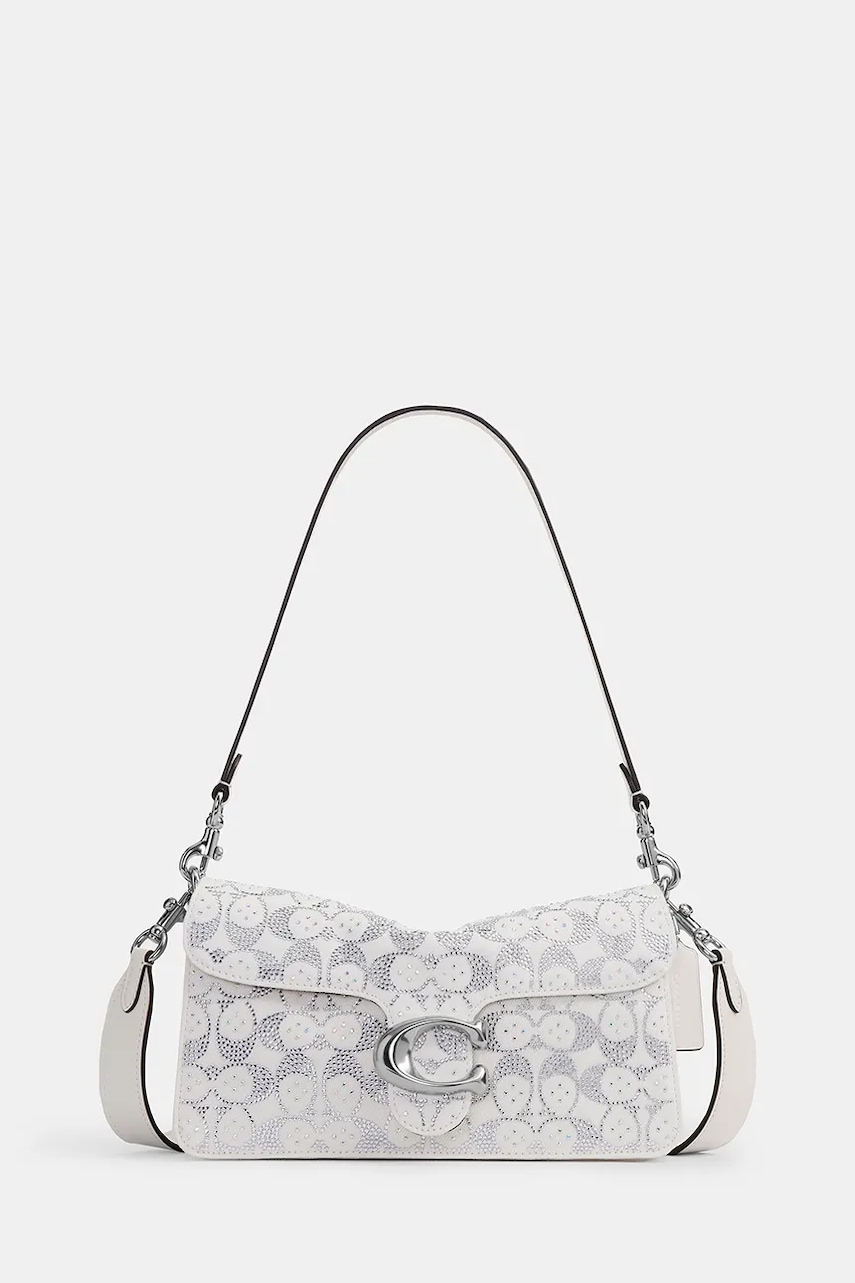 Coach torebka crossbody damska jeansowa Soft Crystal Denim Tabby Shoulder Bag 26