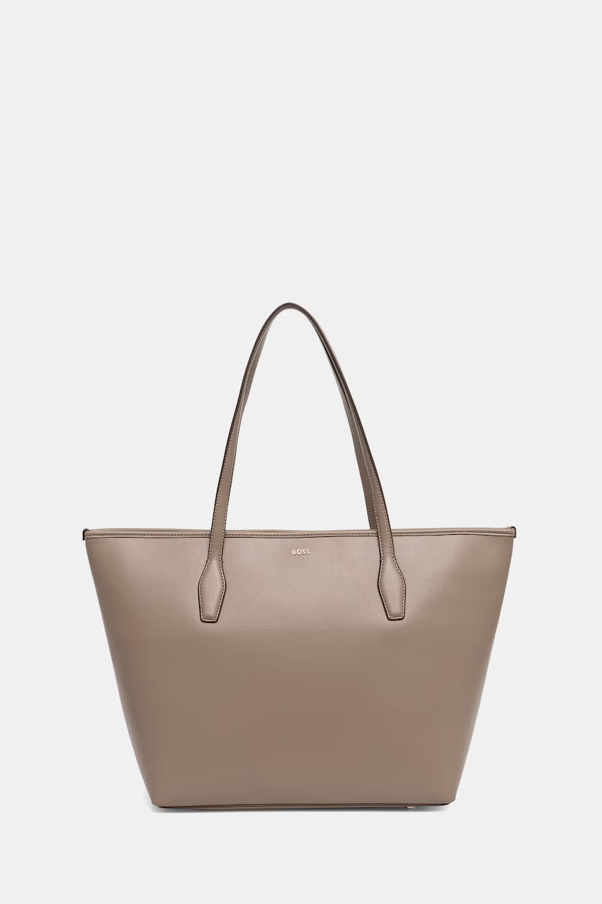 BOSS geantă shopper pentru femei, cu imitație de piele Sandy Zip Shopper