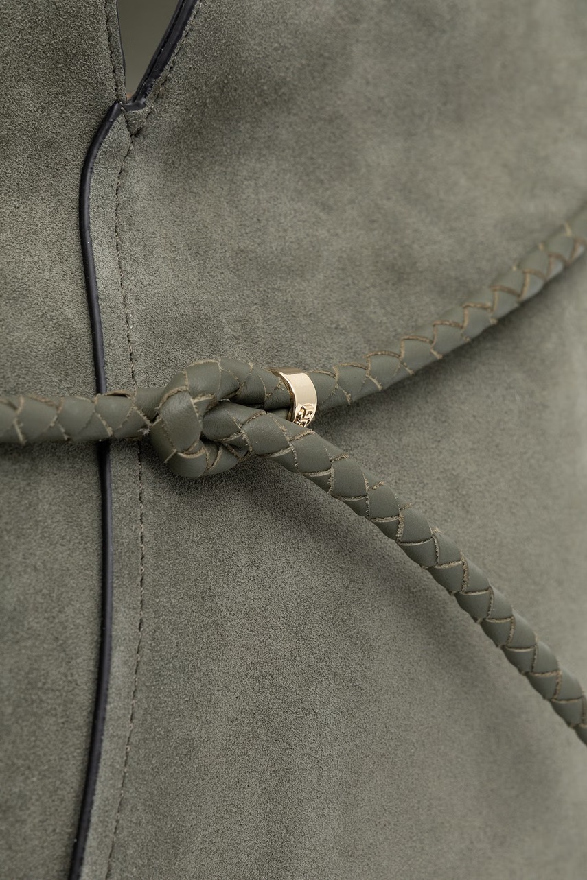 BOSS BOSS shopper γυναικεία δέρμα σουέτ BOSS REVERS TOTE S - 4
