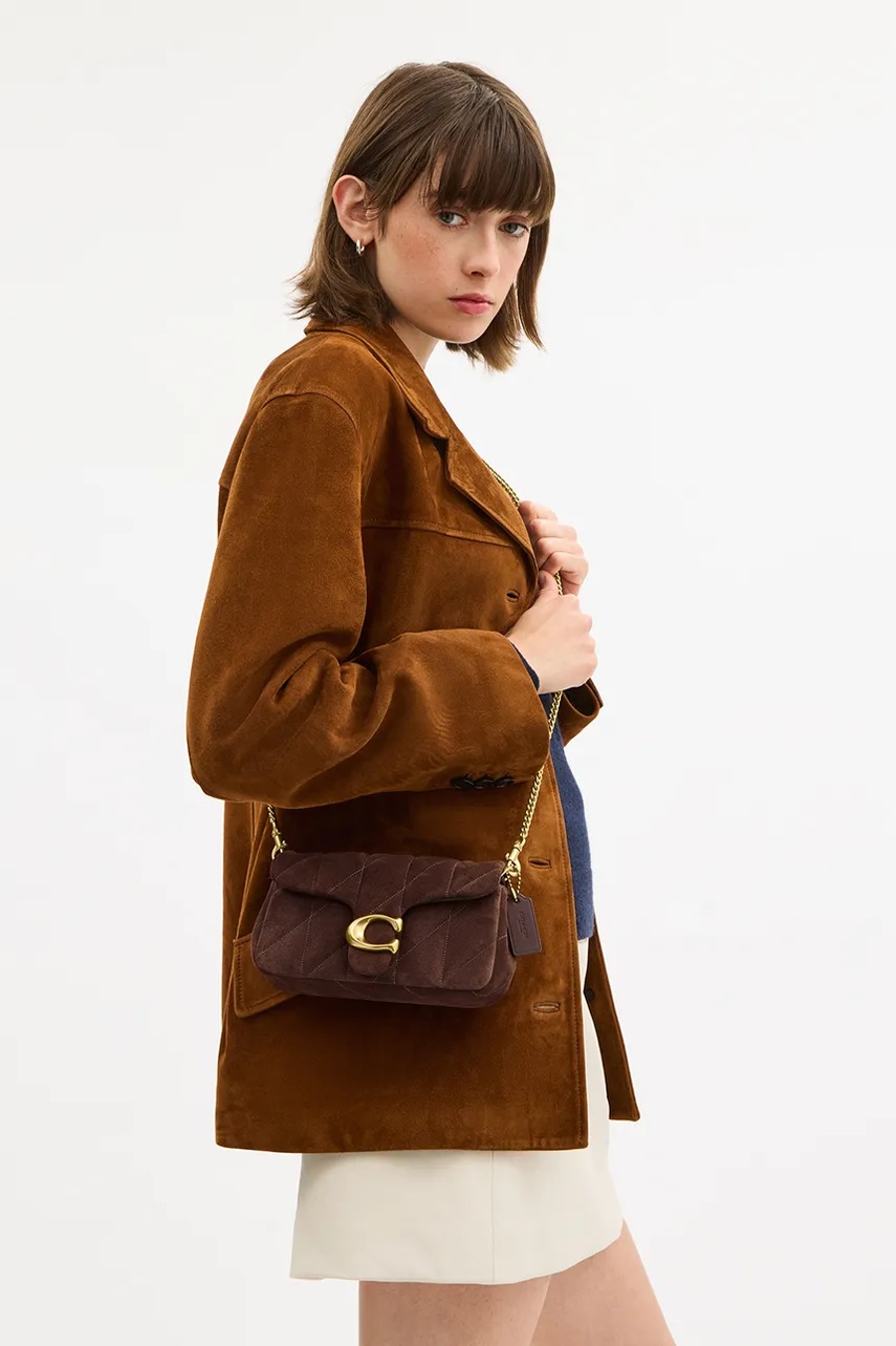 Coach Coach χιαστί γυναικεία δερμάτινη Tabby Chain Crossbody 19 - 8
