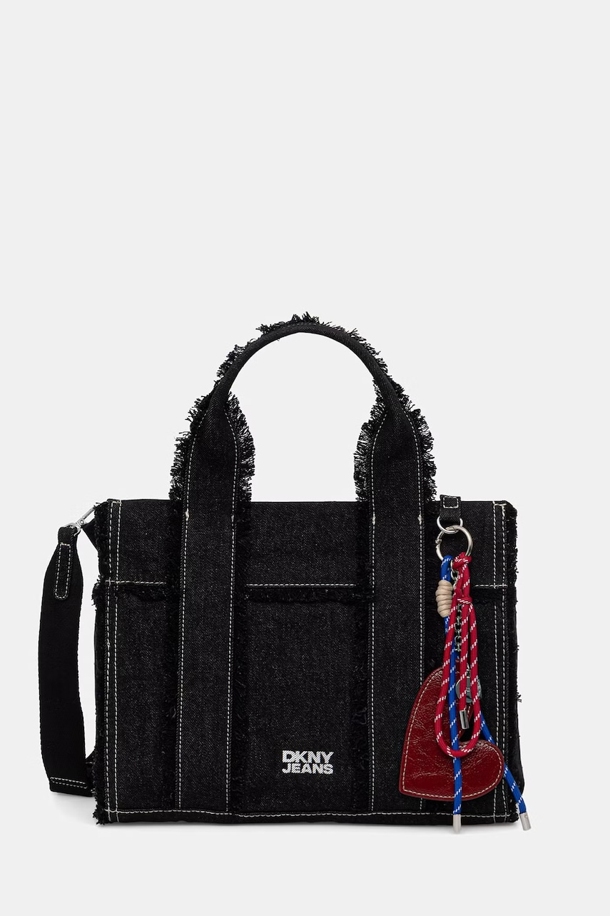 DKNY torebka shopper damska jeansowa