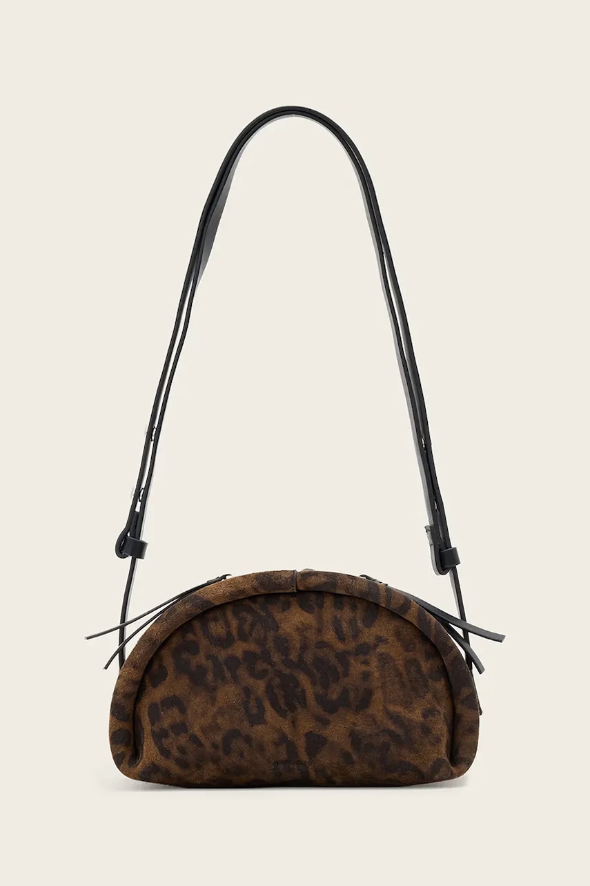 AllSaints torebka crossbody damska zamszowa ROSALIE