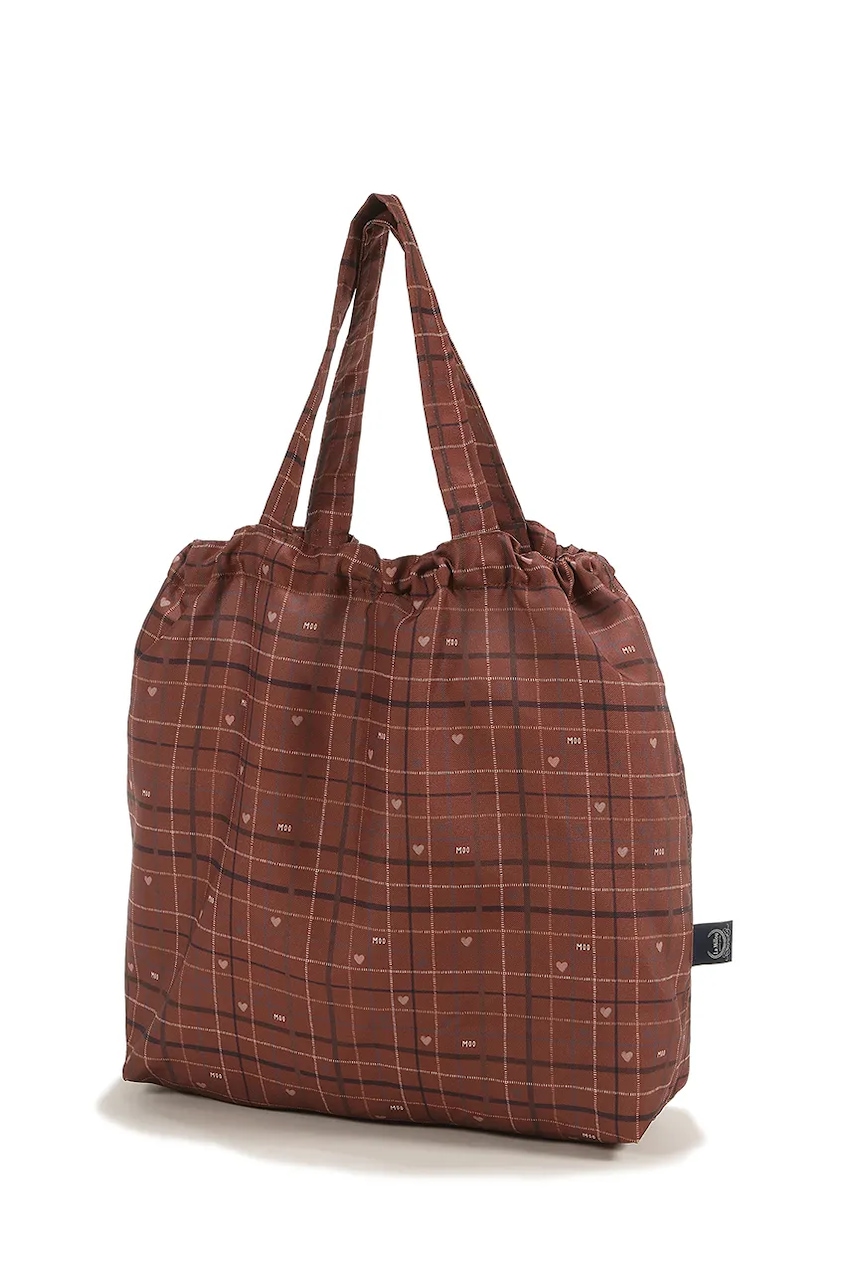 La Millou shopper torba MOO MEADOW PLAID